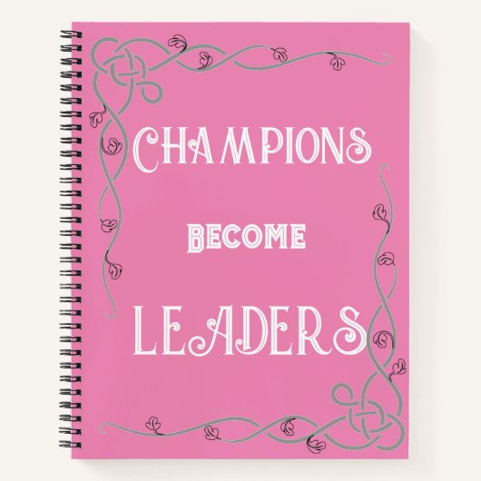 Champions Become Leaders Notebook  ノートブック (正面)