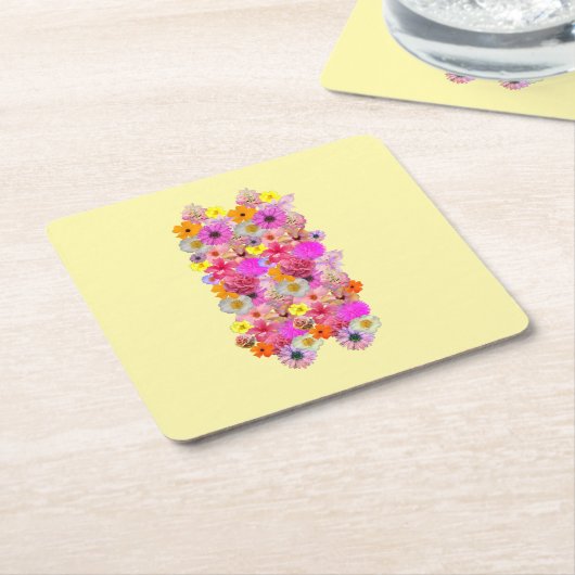 Champion's Bouquet スクエアペーパーコースター (アングル)