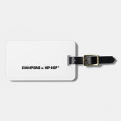 CHAMPIONS OFヒップホップラゲッジタグ ラゲッジタグ (正面横)