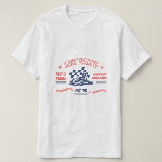 Championship Kart Racing - Summer Session Tシャツ (デザイン正面)