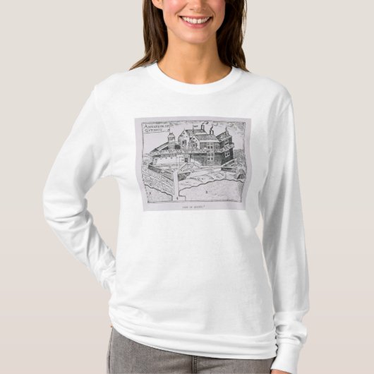Champlainのケベックの眺め Tシャツ (正面)