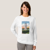 Champlainの記念物記念碑の眺め Tシャツ (正面フル)