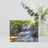 Champney Falls White Mountains Waterfall NH ポストカード (スタンド正面)
