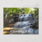 Champney Falls White Mountains Waterfall NH ポストカード (正面)