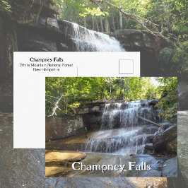 Champney Falls White Mountains Waterfall NH ポストカード