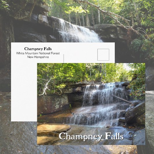 Champney Falls White Mountains Waterfall NH ポストカード