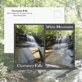 Champney Falls White Mountains Waterfall NH Photos ポストカード