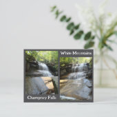Champney Falls White Mountains Waterfall NH Photos ポストカード (スタンド正面)