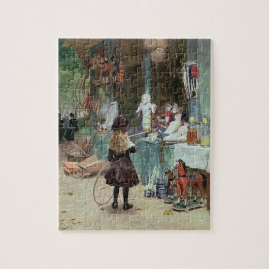 Champs-Elyseesの庭、c.1897 (グワッシュ ジグソーパズル (縦)