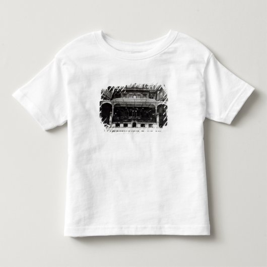 Champs-ElyseesのL'Hotel de Paiva トドラーTシャツ (正面)