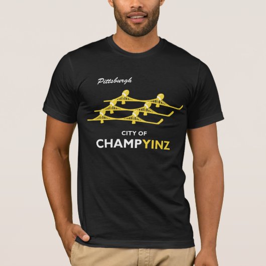 Champyinzのティーの都市 Tシャツ (正面)