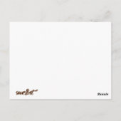 Chananas cat pinappleポストカード ポストカード (裏面)