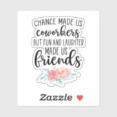 Chance社の同僚、同僚、仕事の調査 シール (シート)