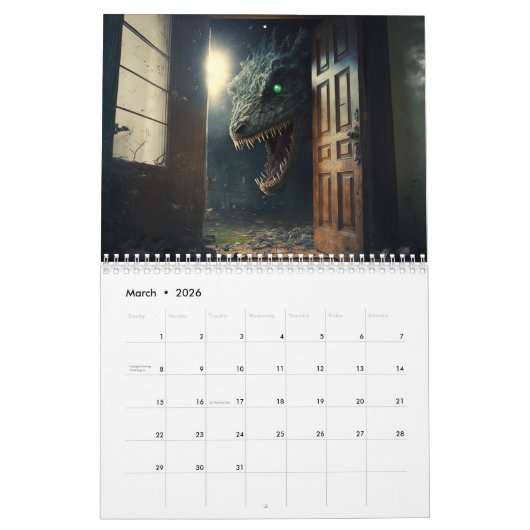 Chance カレンダー (3月 2026)