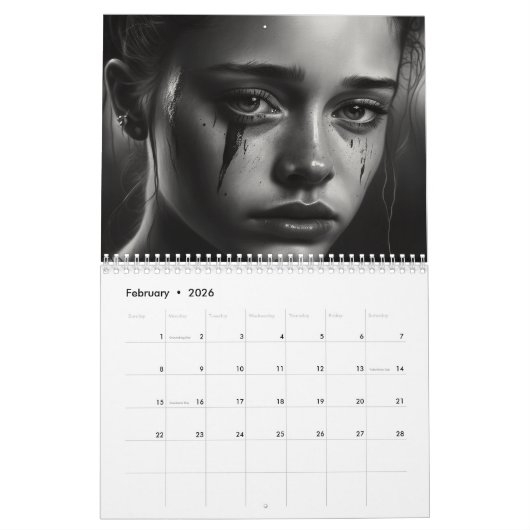 Chance カレンダー (2月 2026)