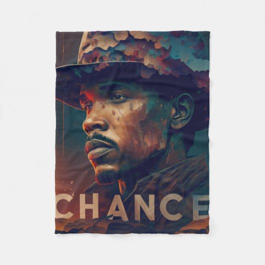 Chance フリースブランケット (正面)
