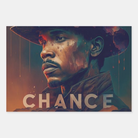 Chance ラッピングペーパーシート (正面)