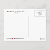 Chance_A_ポストカードを取る ポストカード (裏面)