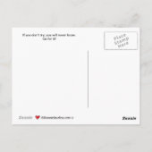 Chance_C_はがきを受け取る ポストカード (裏面)