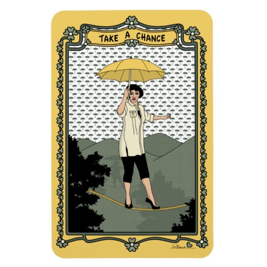 Chance_C_4x6冷蔵庫を使う マグネット (縦)