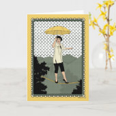 Chance_C_Greeting カード (黄色い花)