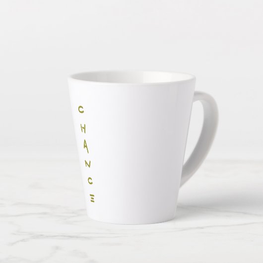 Chance Latte Mug カフェラテマグ (右アングル)