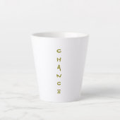 Chance Latte Mug カフェラテマグ (正面)