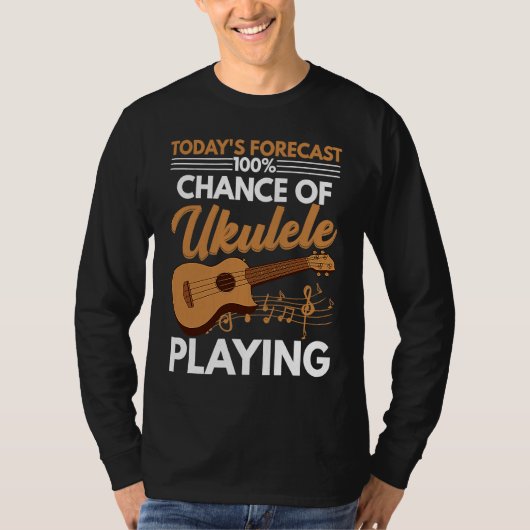 Chance Of Ukulele Playing  Player Music  Graphic Tシャツ (正面)