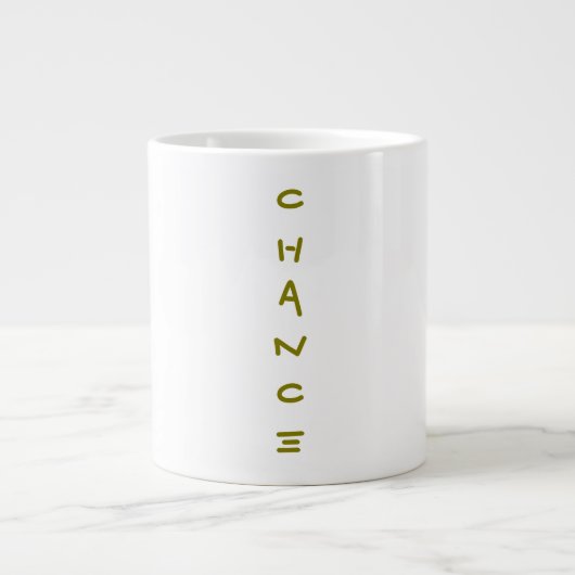 Chance Specialty Mug ジャンボコーヒーマグカップ (正面)