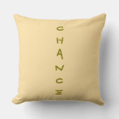 Chance Throw Pillow クッション (正面)