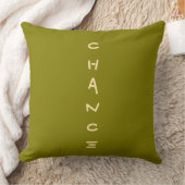 Chance Throw Pillow クッション (ブランケット)