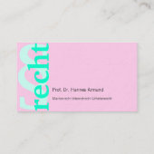 Chancelleryの名刺 名刺 (裏面)