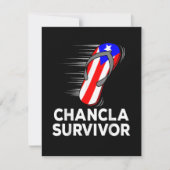Chancla Survivor サンキューカード (正面)