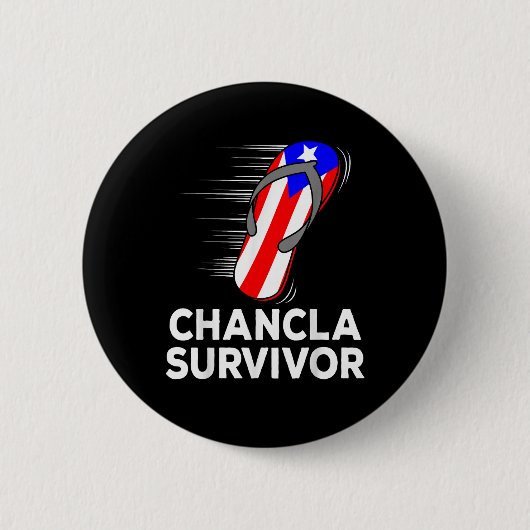 Chancla Survivor 缶バッジ (正面)