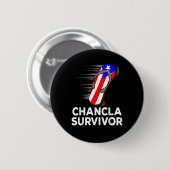 Chancla Survivor 缶バッジ (正面&裏面)