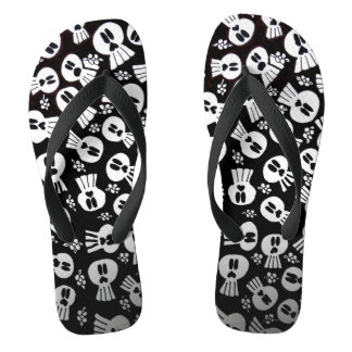 chanclas - flip flops -calveras -skulls ビーチサンダル