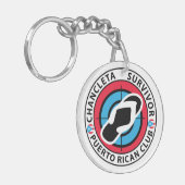 Chancleta Survivor Puerto Rican Club キーホルダー (正面左)
