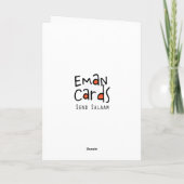 Chand Raat - Cute Shopping Invite カード (裏面)