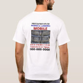 Chandailは復帰De Phares及びLumièresを注ぎます Tシャツ (裏面)