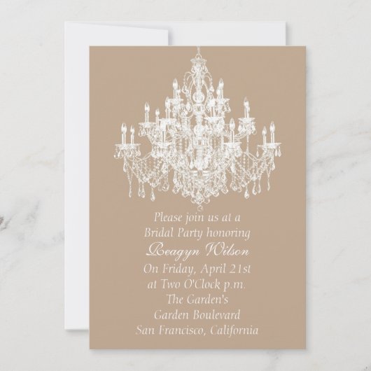 Chandee Amoreの招待状 招待状 (正面)