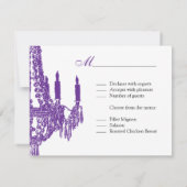 Chandelier RSVPカード (裏面)