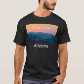 Chandler Arizona Mountain sunset hometown Tシャツ (正面)