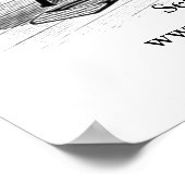 Chandler & Price letterpressポスター ポスター (角)