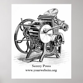 Chandler & Price letterpressポスター ポスター