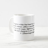 Chandogya Upanishad 8.1.3のマグ コーヒーマグカップ (正面左)