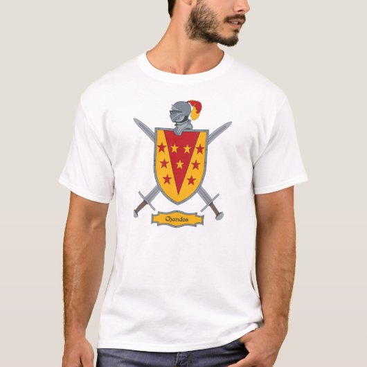 Chandosの盾1 Tシャツ (正面)