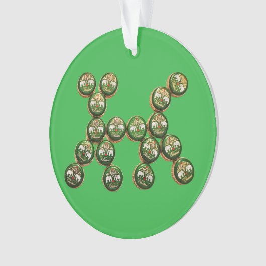 ​🐶 Chang Beer Cap Dog オーナメント (正面)