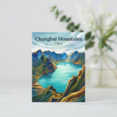 Changbai Mountains China ポストカード (スタンド正面)