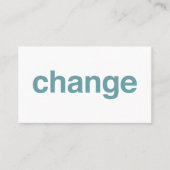 Change 名刺 (正面)