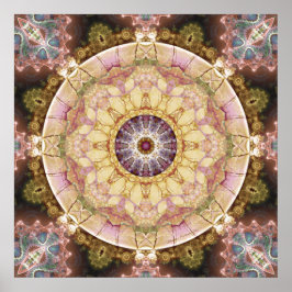 Change 2ポスターのハートからのマンダラ ポスター